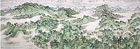 春山含瑞氣? 福地涌祥云 300*110厘米