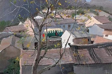  吳冠中油畫作品圖集 