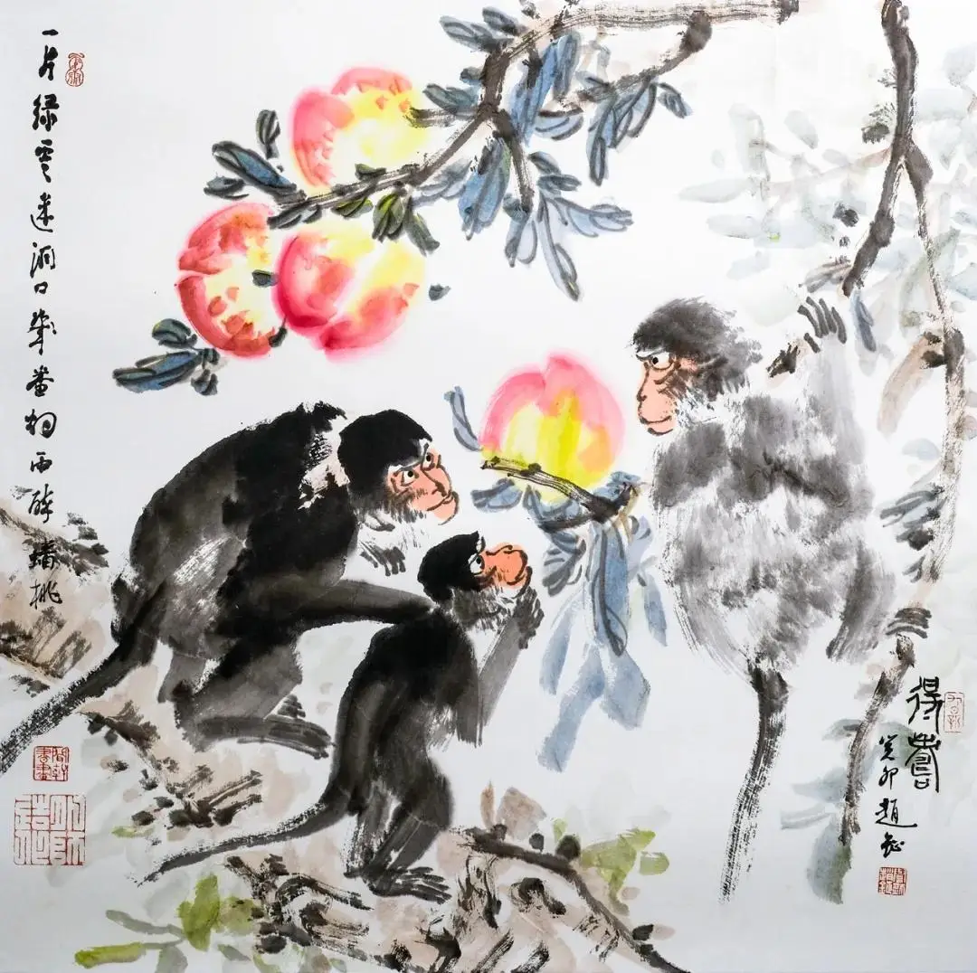 趙鉦猴畫作品