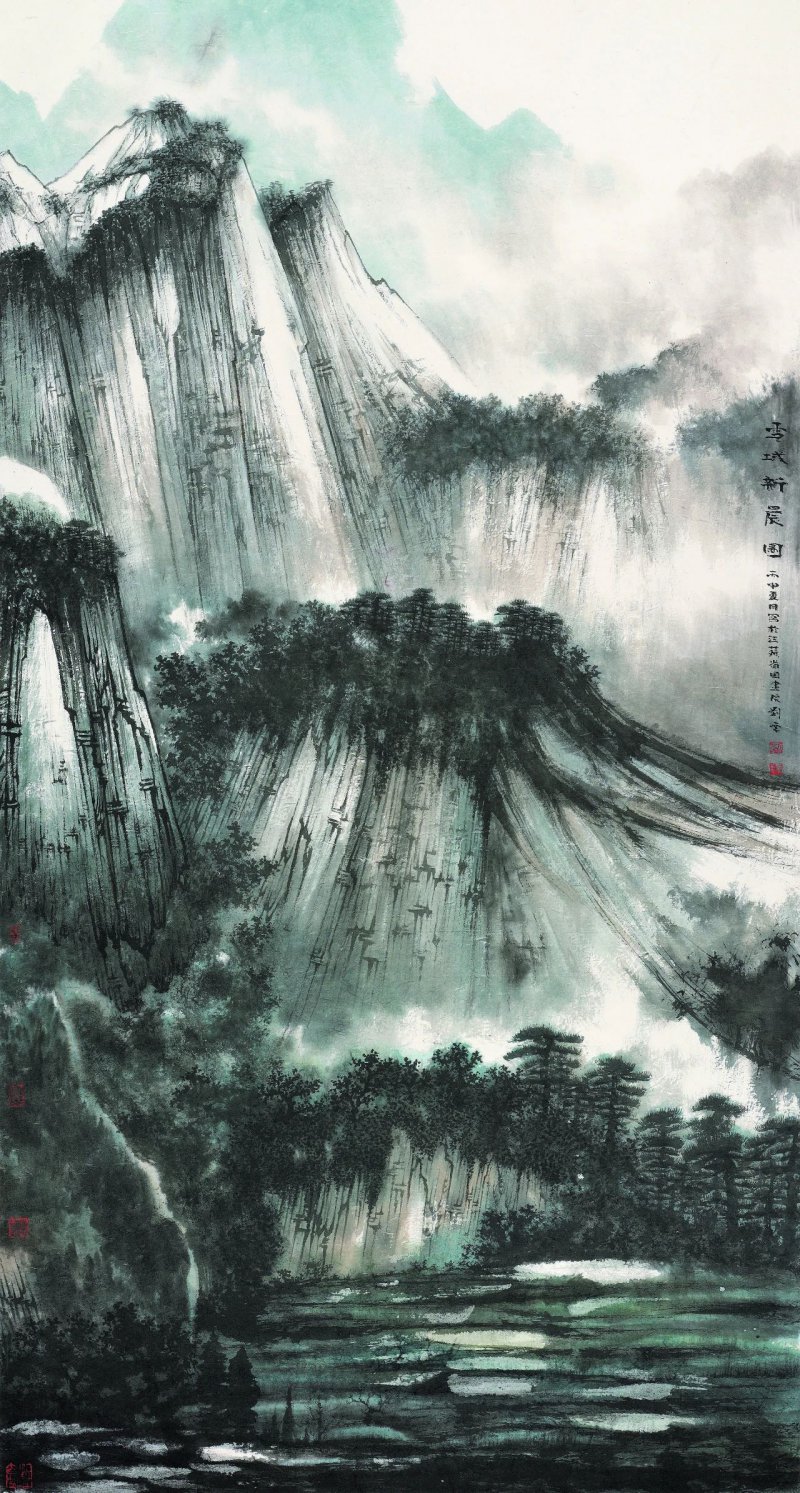 雪域新晨圖180cm×97cm?2016年