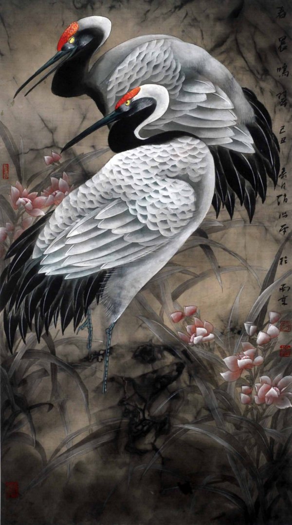 趙治平花鳥畫作品欣賞