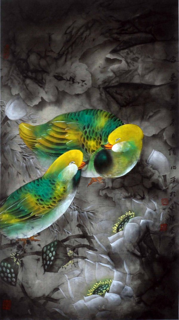 趙治平花鳥畫作品欣賞