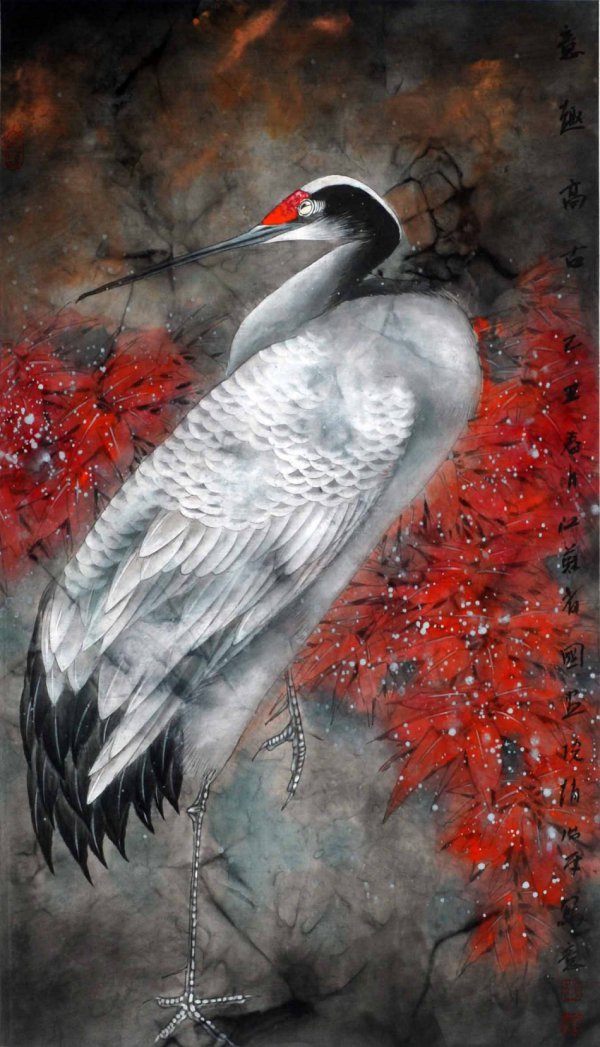 趙治平花鳥畫作品欣賞