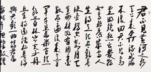 尹石 尹石書法《李白詩·將進酒》下70&280cm