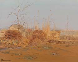 《鄉村小景》(22)2009年45X55CM
