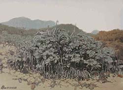 《四時蒼翠》2010年60X80CM翠