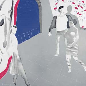 回音之一 創作年代：2013規格：100×100cm品類：油畫