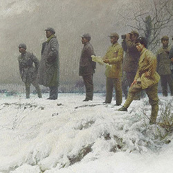 《冬雪》?300cm×170cm 1999年