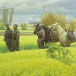《鹽阜之春》200cm×120cm?