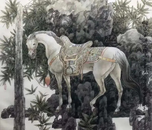 清宮御馬(獅子玉) 89cm×89cm 2021年 width=