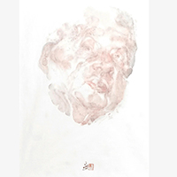 Francis Bacon?69cm×46cm?紙本設色?2022年