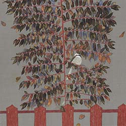 《?熱帶寫生重彩系——秋紅》90x63cm2020