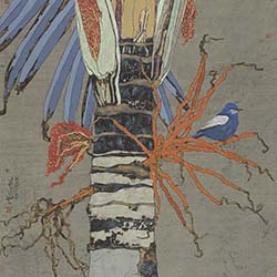 熱帶寫生重彩系列——棕櫚花90x63cm2020