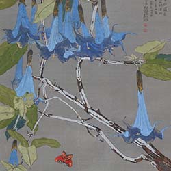 熱帶寫生重彩系列——曼陀羅90x63cm2019