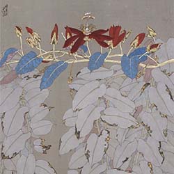 熱帶寫生重彩系列——西番蓮90x63cm2018