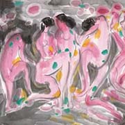 吳冠中??裸女?1980年作