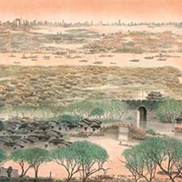 日出之城 楊明義 紙本水墨280×500cm 2021年