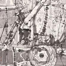 素顏 110cm×95cm 紙本水墨 2022年