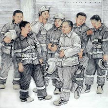 2012年浴火·微笑 獲“吳冠中藝術館開館全國中國畫作品展”?優秀獎