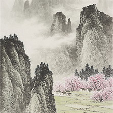 佘玉奇山水畫春系列