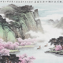 佘玉奇山水畫春系列