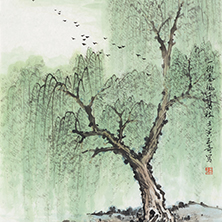 佘玉奇山水畫春系列