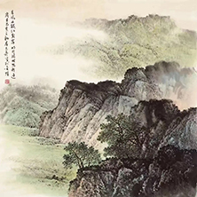 佘玉奇山水畫春系列