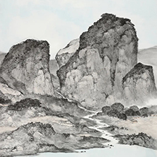 溪水潺潺 180cm×97cm