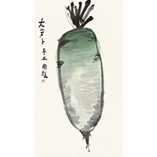 《大蘿卜》 138x69cm 2021年