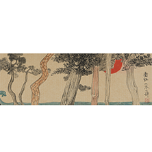 《小松林》 23.5X77cm, 2024