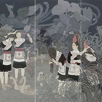 黃梅凡 /?月色 / 255cm×230cm / 2022年