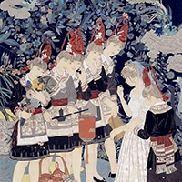 花嫁 入選時代丹青·全國第三屆現代工筆畫作品展