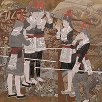 黃梅凡 /?原始的呼喚 / 170cm×140cm / 2020年