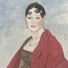 對話安格爾之五 紙本2018年 104cm x 80cm?德基藝術博物館藏
