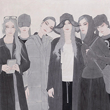 我·我們 ?紙本2019年 173cm x 93cm?