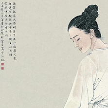 了無一點塵凡氣 紙本136cm×68cm