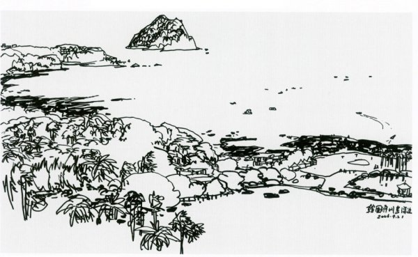 毛逸偉寫生作品